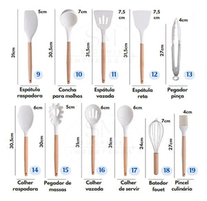 Kit de Utensilios para cozinha